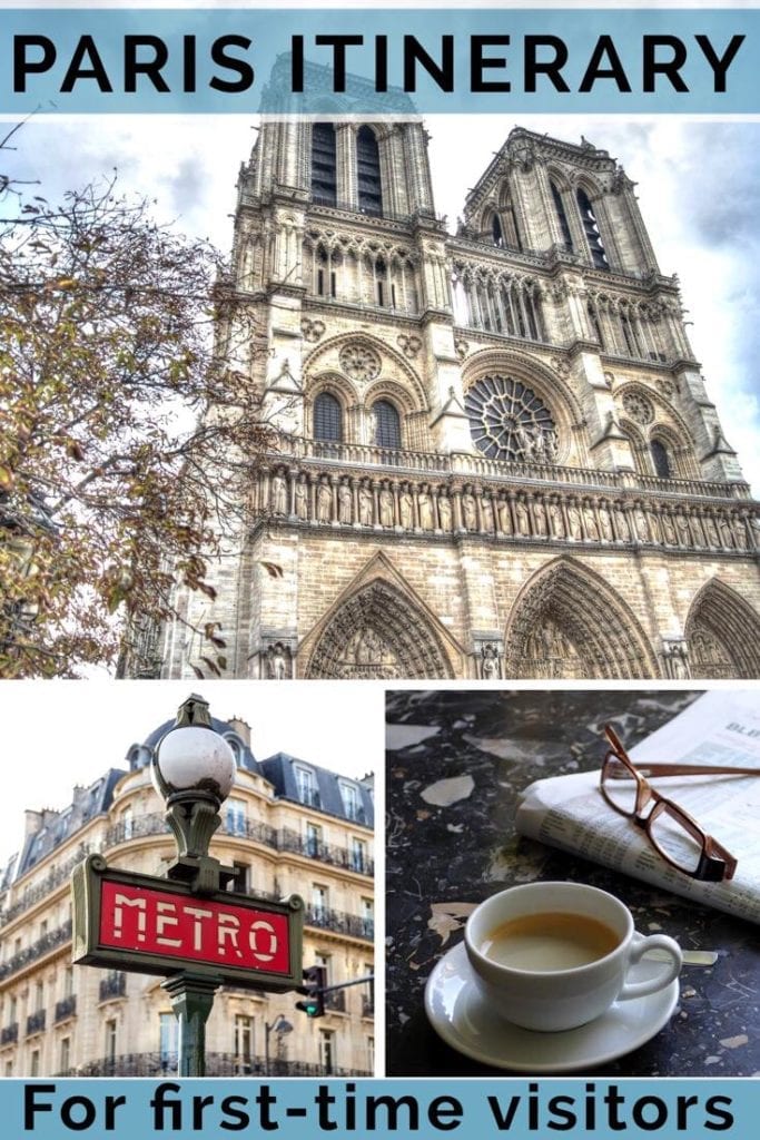 Three Days in Paris Itinerary PIN