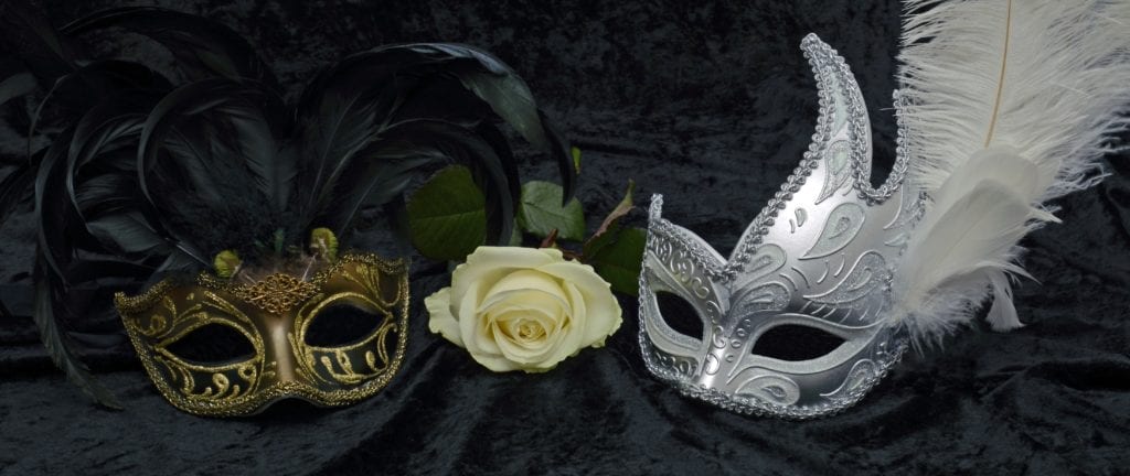 weekend getaway for a couple in Venice - masks