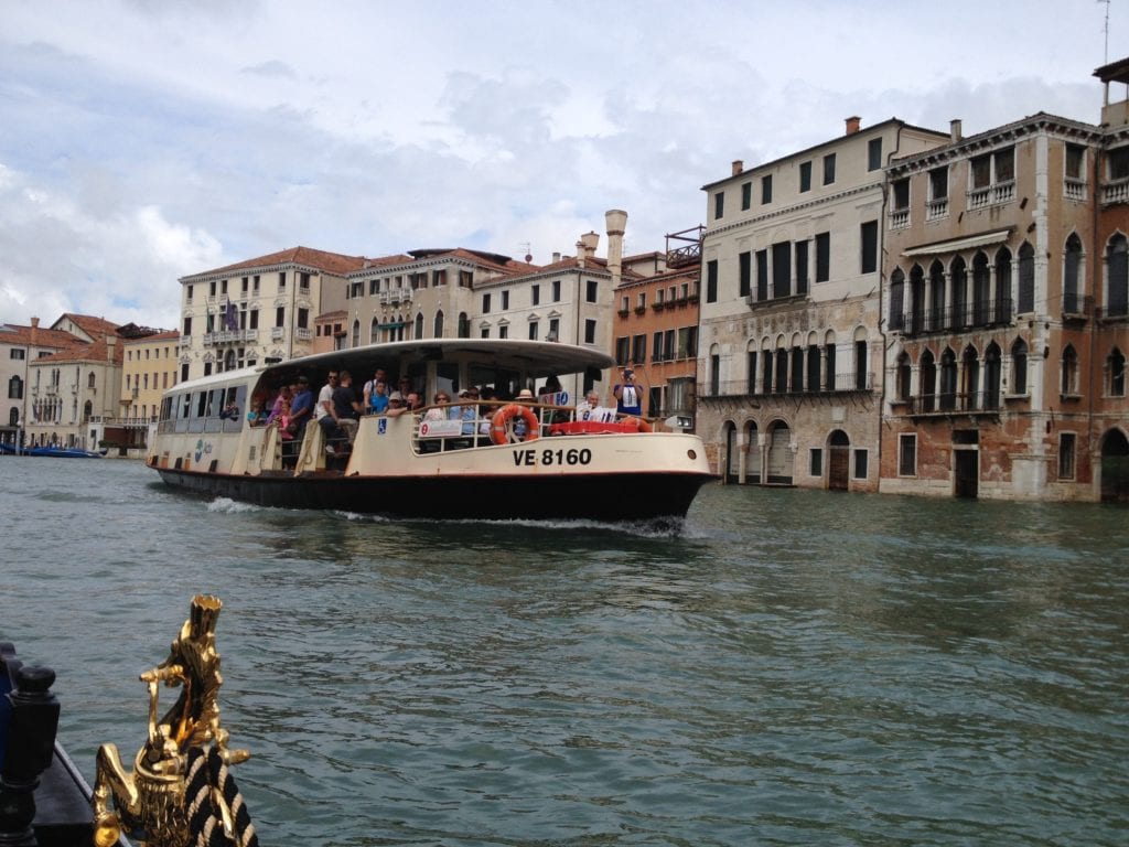 Venice with kids - explore the city on a vaporetto
