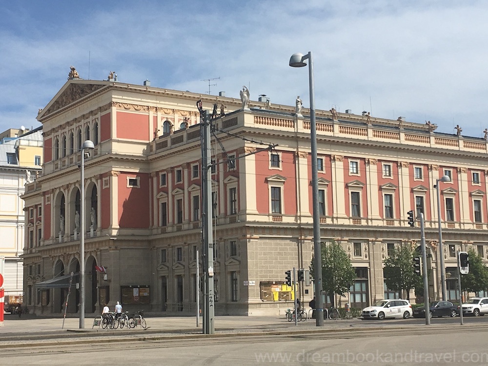 Vienna Musikverein - location of the New Year's Concert and home to the Vienna Philharmonic Orchestra - autumn in Vienna