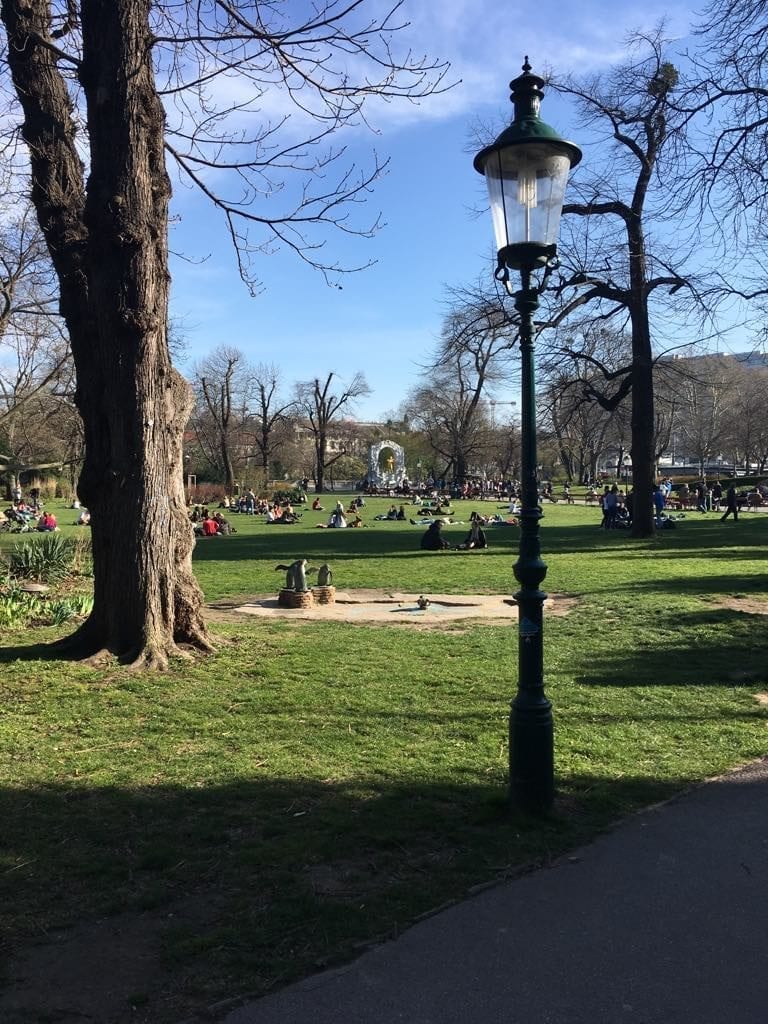 A proof that springtime is the perfect time to visit Vienna - the relaxed atmosphere that takes over the city's parks  - Stadtpark, Vienna, Austria, green
