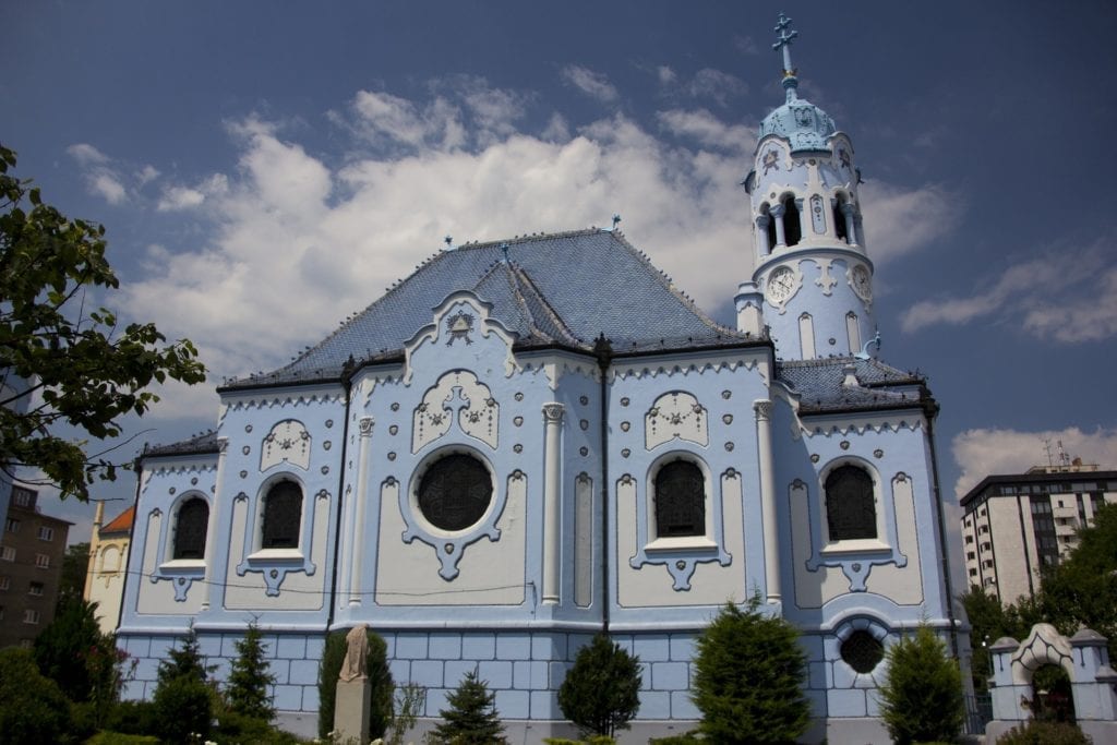 Art Nouveau Blue Church, Bratislava, Slovakia