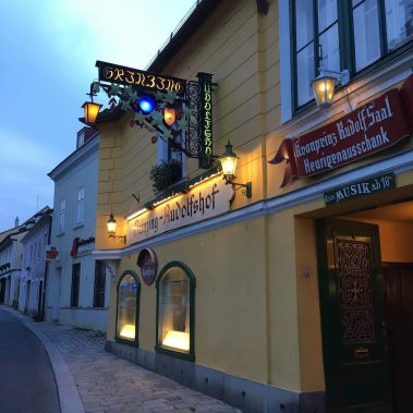 autumn in Vienna - Grinzing wine tavern