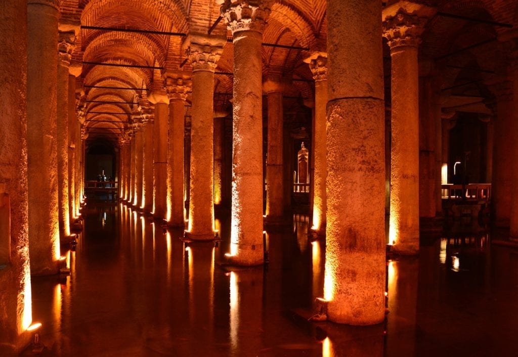 Basilica Cistern in Istanbul, Turkey