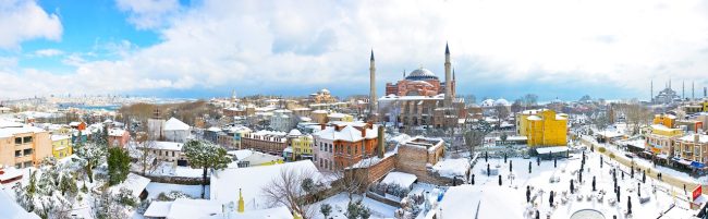 istanbul-908599_1280 View of Hagia Sophia in winter in Istanbul, Turkey