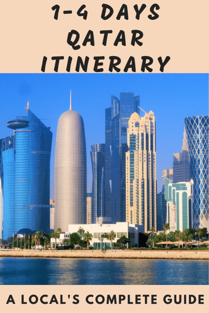 A local's complete 1-4 days Qatar itinerary, including recommendations for accommodation and restaurants, as well as tips and insights to enjoying your stay in Qatar!