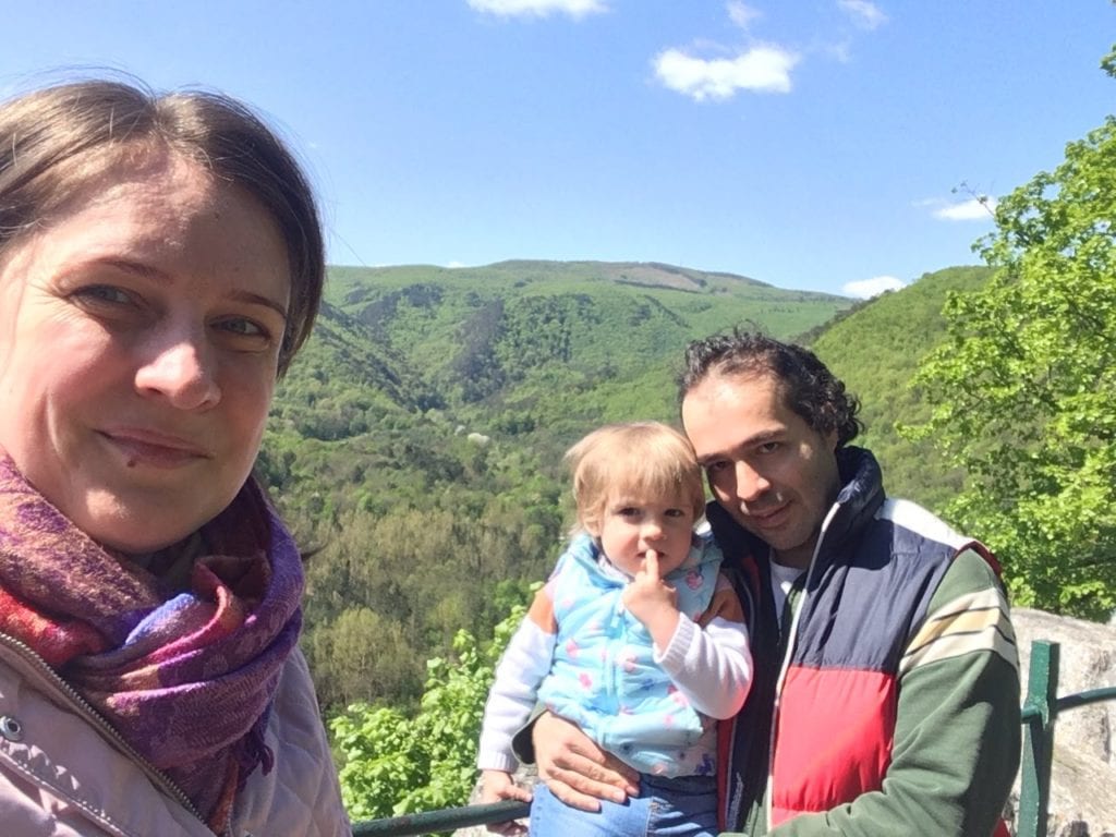 Family quality time - hiking in the Vienna Woods has turned into a weekly tradition over the past few months.