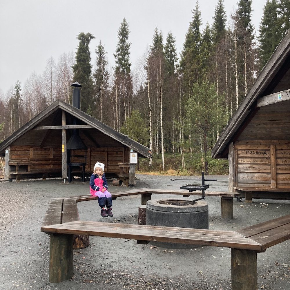 Finnish Lapland Itinerary with Kids - hiking Vikakongas