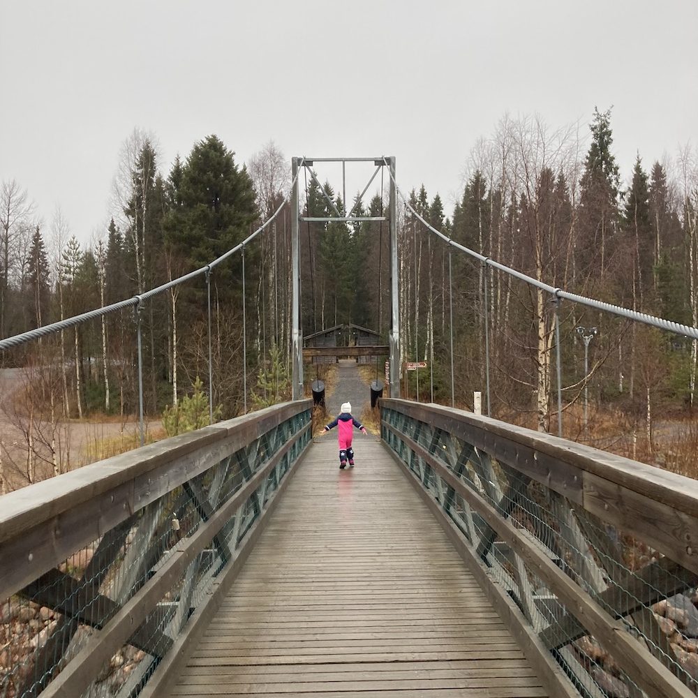 Finnish Lapland Itinerary with Kids - hiking Vikakongas