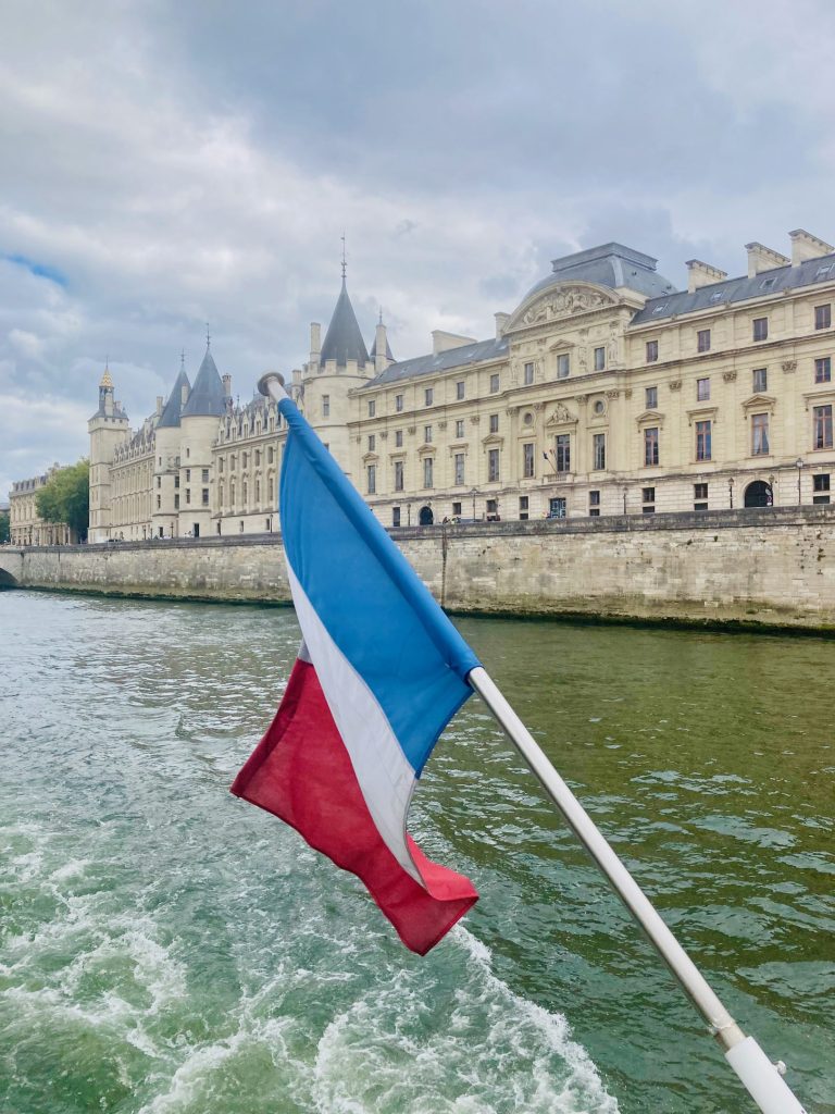 family trip to Paris - Seine river cruise