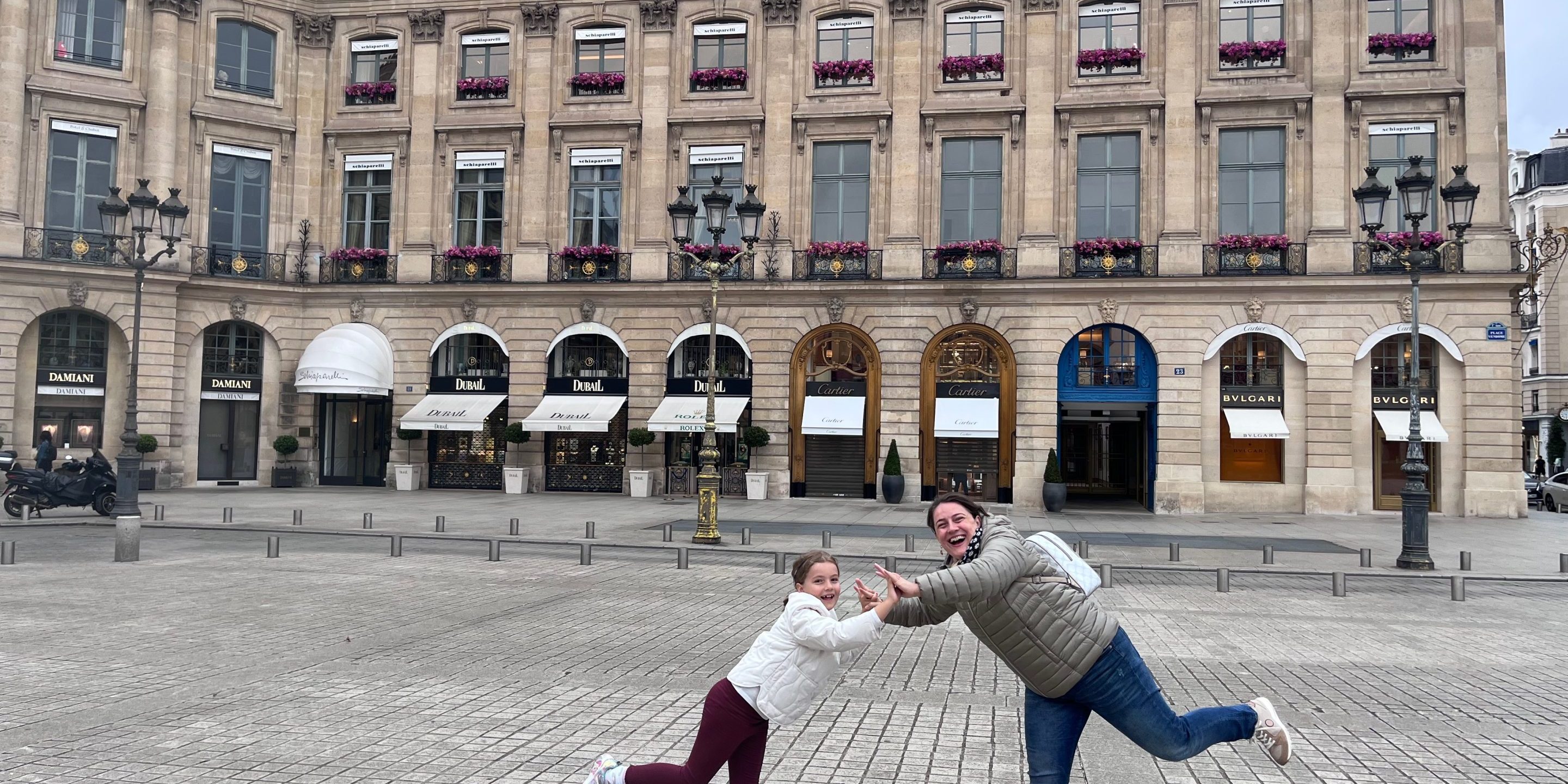 family trip to Paris - Place Vendome