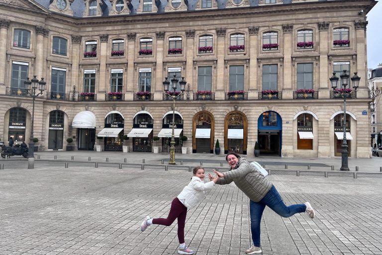 family trip to Paris - Place Vendome